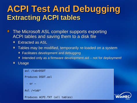 Microsoft ASL Compiler .